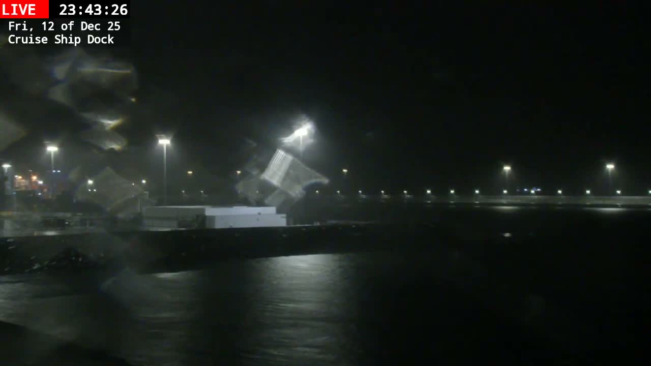 Lanzarote, Arrecife Harbor, Cruise Ship Dock Live Cam - Canary Islands, Las Palmas, Spain