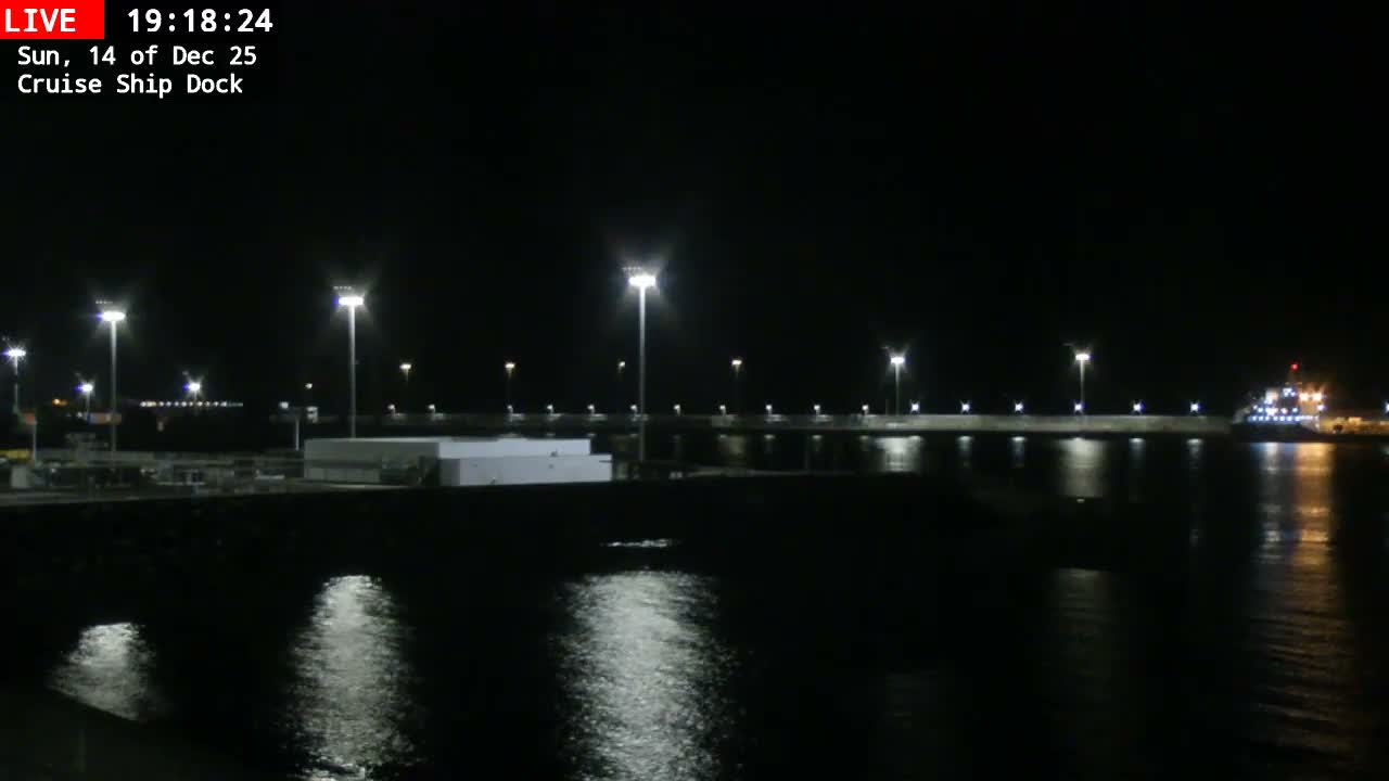 Lanzarote, Arrecife Harbor, Cruise Ship Dock Live Cam - Canary Islands, Las Palmas, Spain