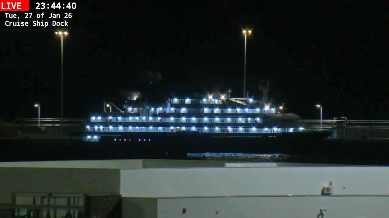 Lanzarote, Arrecife Harbor, Cruise Ship Dock Live Cam - Canary Islands, Las Palmas, Spain