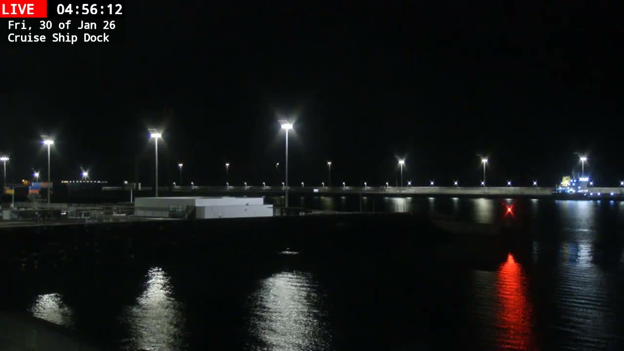 Lanzarote, Arrecife Harbor, Cruise Ship Dock Live Cam - Canary Islands, Las Palmas, Spain