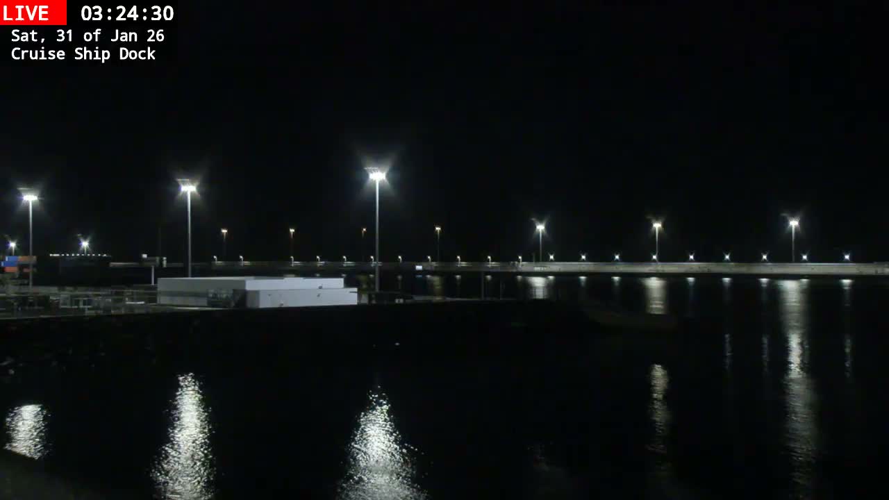 Lanzarote, Arrecife Harbor, Cruise Ship Dock Live Cam - Canary Islands, Las Palmas, Spain
