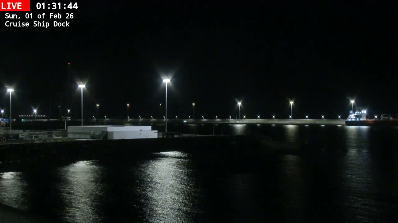 Lanzarote, Arrecife Harbor, Cruise Ship Dock Live Cam - Canary Islands, Las Palmas, Spain