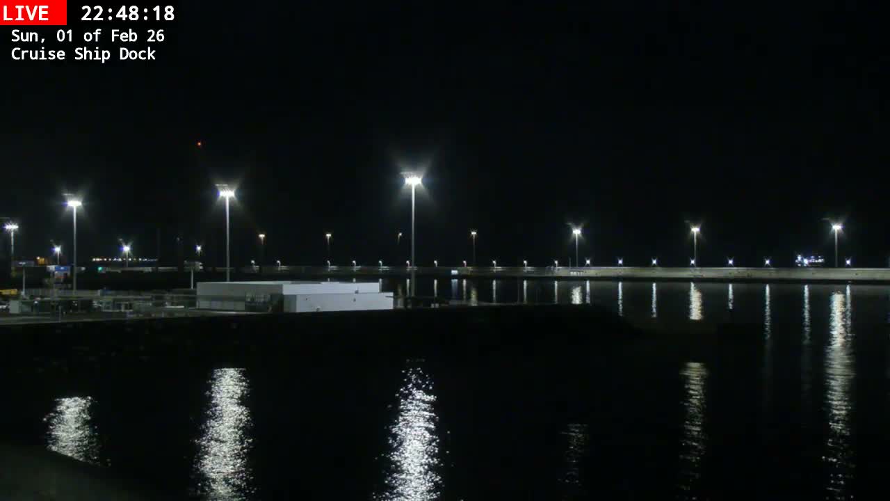 Lanzarote, Arrecife Harbor, Cruise Ship Dock Live Cam - Canary Islands, Las Palmas, Spain