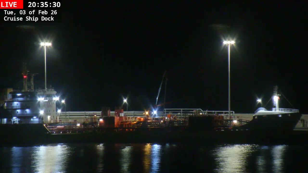 Lanzarote, Arrecife Harbor, Cruise Ship Dock Live Cam - Canary Islands, Las Palmas, Spain