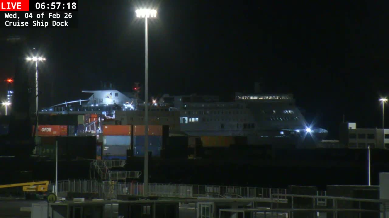 Lanzarote, Arrecife Harbor, Cruise Ship Dock Live Cam - Canary Islands, Las Palmas, Spain