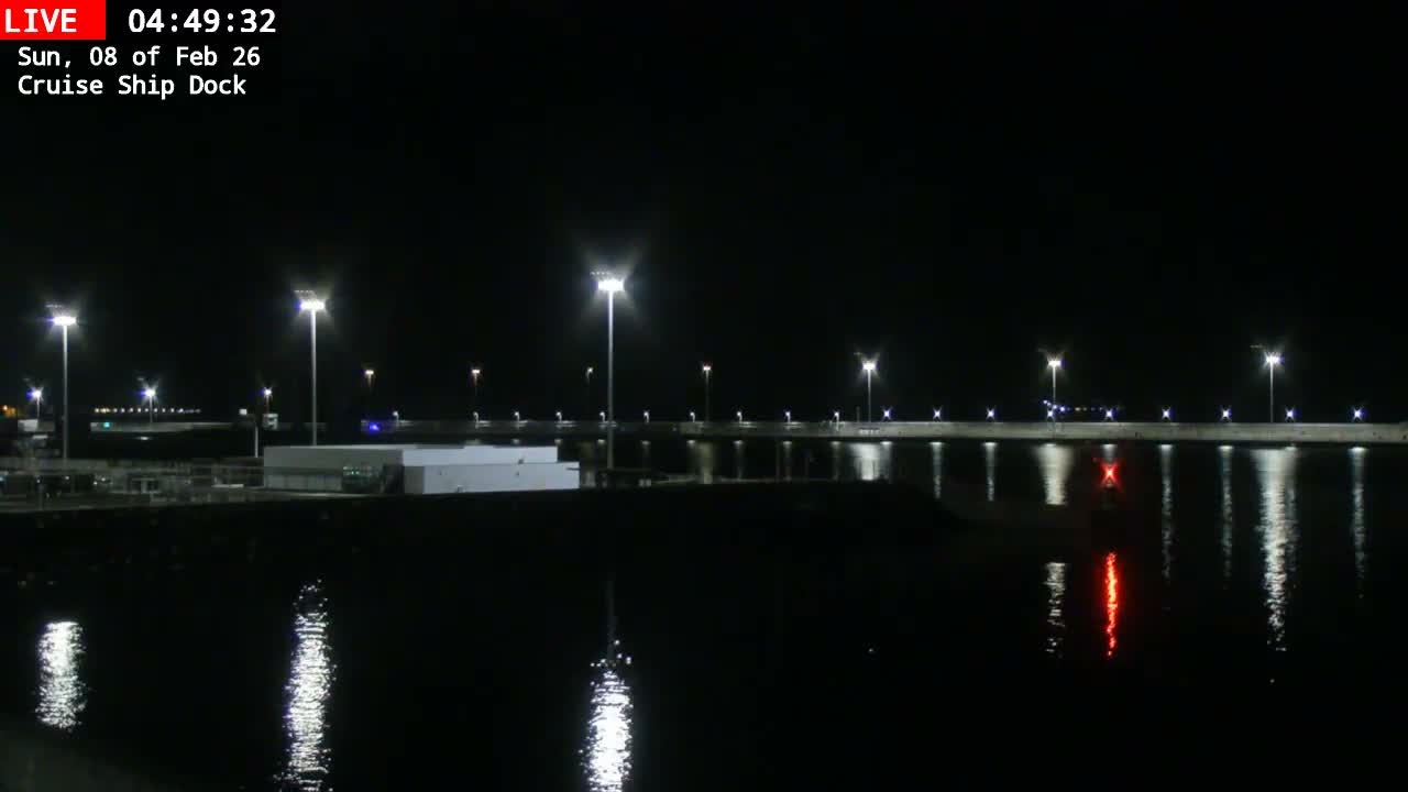 Lanzarote, Arrecife Harbor, Cruise Ship Dock Live Cam - Canary Islands, Las Palmas, Spain
