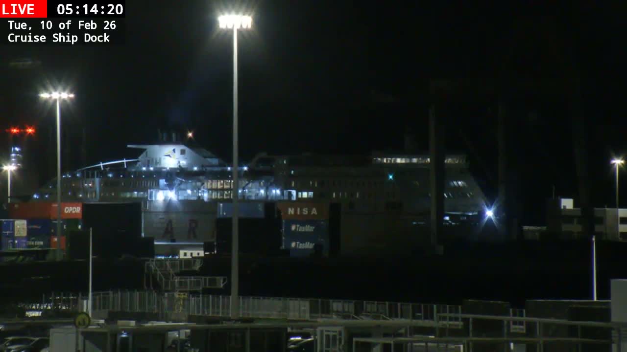 Lanzarote, Arrecife Harbor, Cruise Ship Dock Live Cam - Canary Islands, Las Palmas, Spain