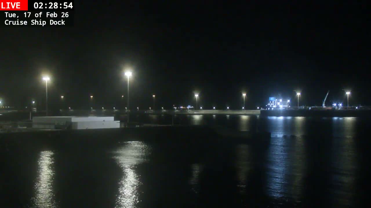 Lanzarote, Arrecife Harbor, Cruise Ship Dock Live Cam - Canary Islands, Las Palmas, Spain