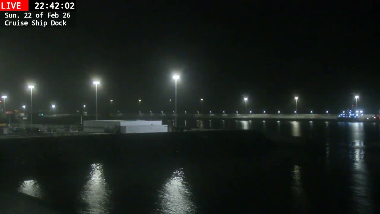 Lanzarote, Arrecife Harbor, Cruise Ship Dock Live Cam - Canary Islands, Las Palmas, Spain