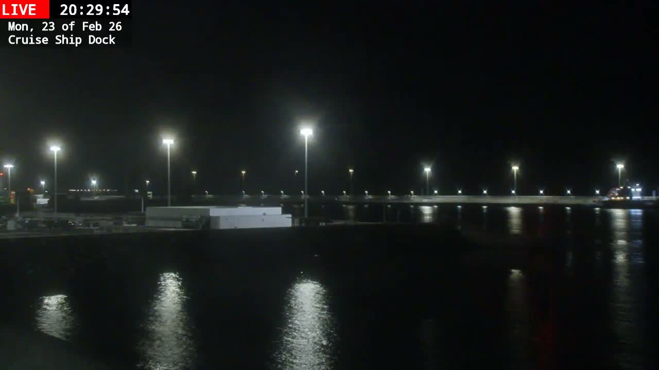 Lanzarote, Arrecife Harbor, Cruise Ship Dock Live Cam - Canary Islands, Las Palmas, Spain