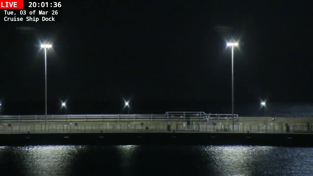 Lanzarote, Arrecife Harbor, Cruise Ship Dock Live Cam - Canary Islands, Las Palmas, Spain