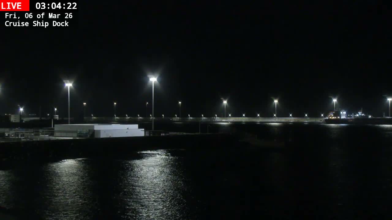 Lanzarote, Arrecife Harbor, Cruise Ship Dock Live Cam - Canary Islands, Las Palmas, Spain