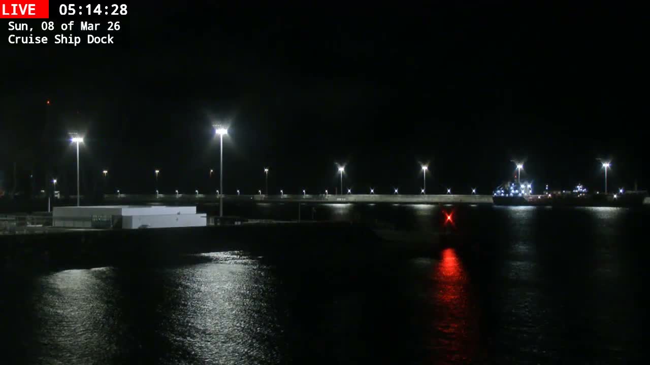 Lanzarote, Arrecife Harbor, Cruise Ship Dock Live Cam - Canary Islands, Las Palmas, Spain