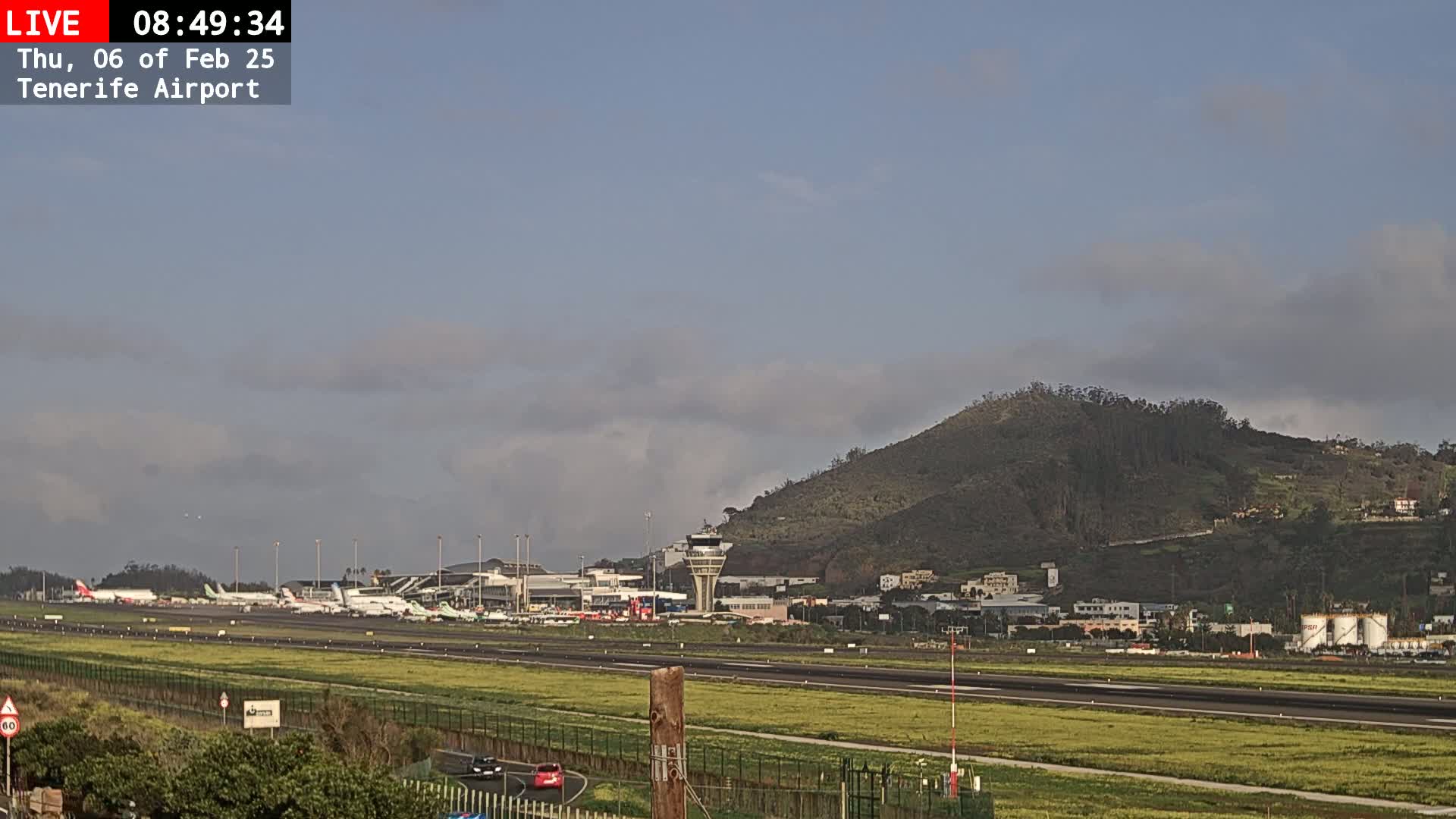 (Los Rodeos)Tenerife North Airport Live Cam - Las Palmas, Spain