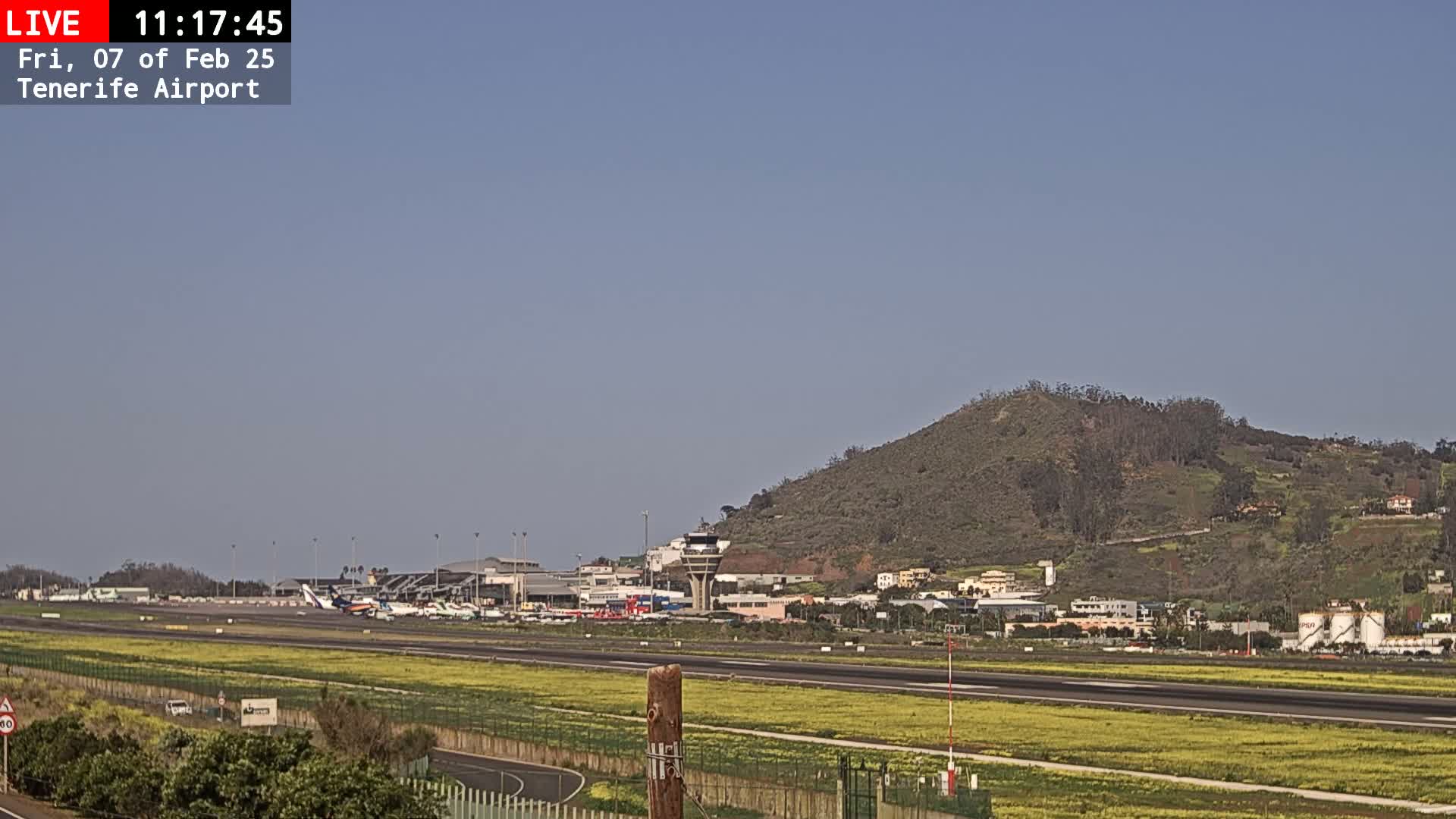 (Los Rodeos)Tenerife North Airport Live Cam - Las Palmas, Spain