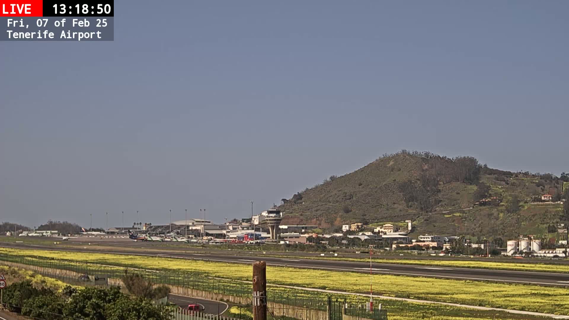 (Los Rodeos)Tenerife North Airport Live Cam - Las Palmas, Spain