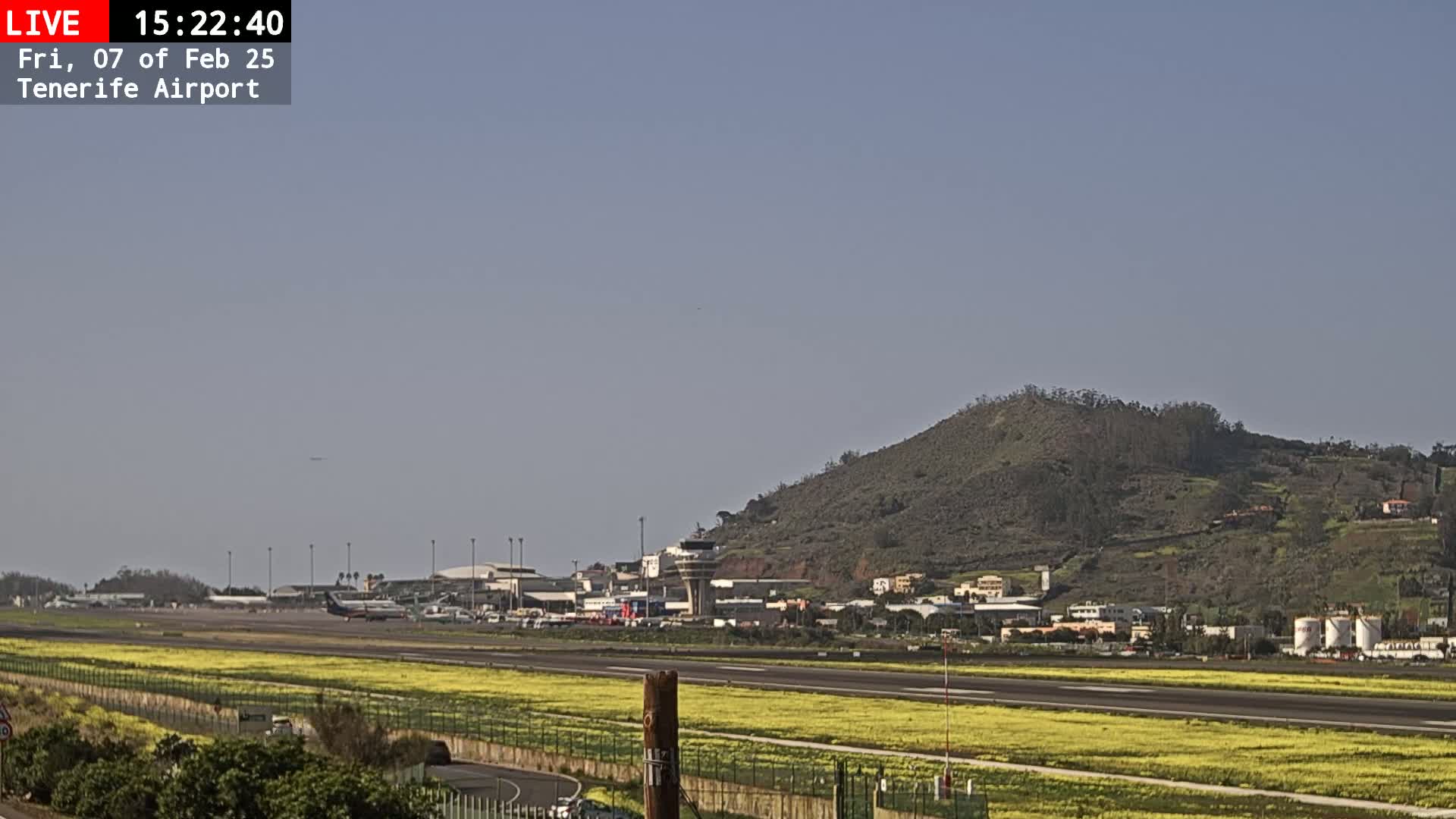 (Los Rodeos)Tenerife North Airport Live Cam - Las Palmas, Spain