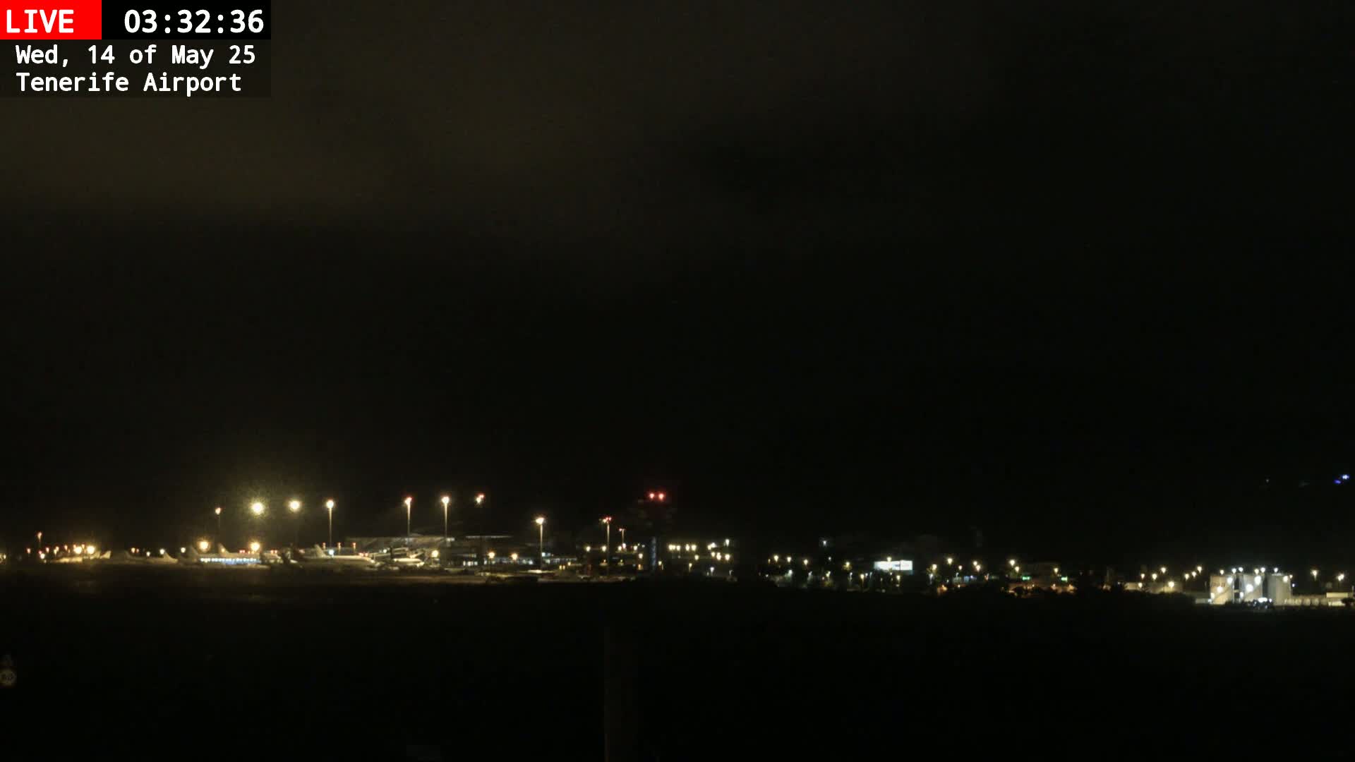 (Los Rodeos)Tenerife North Airport Live Cam - Las Palmas, Spain