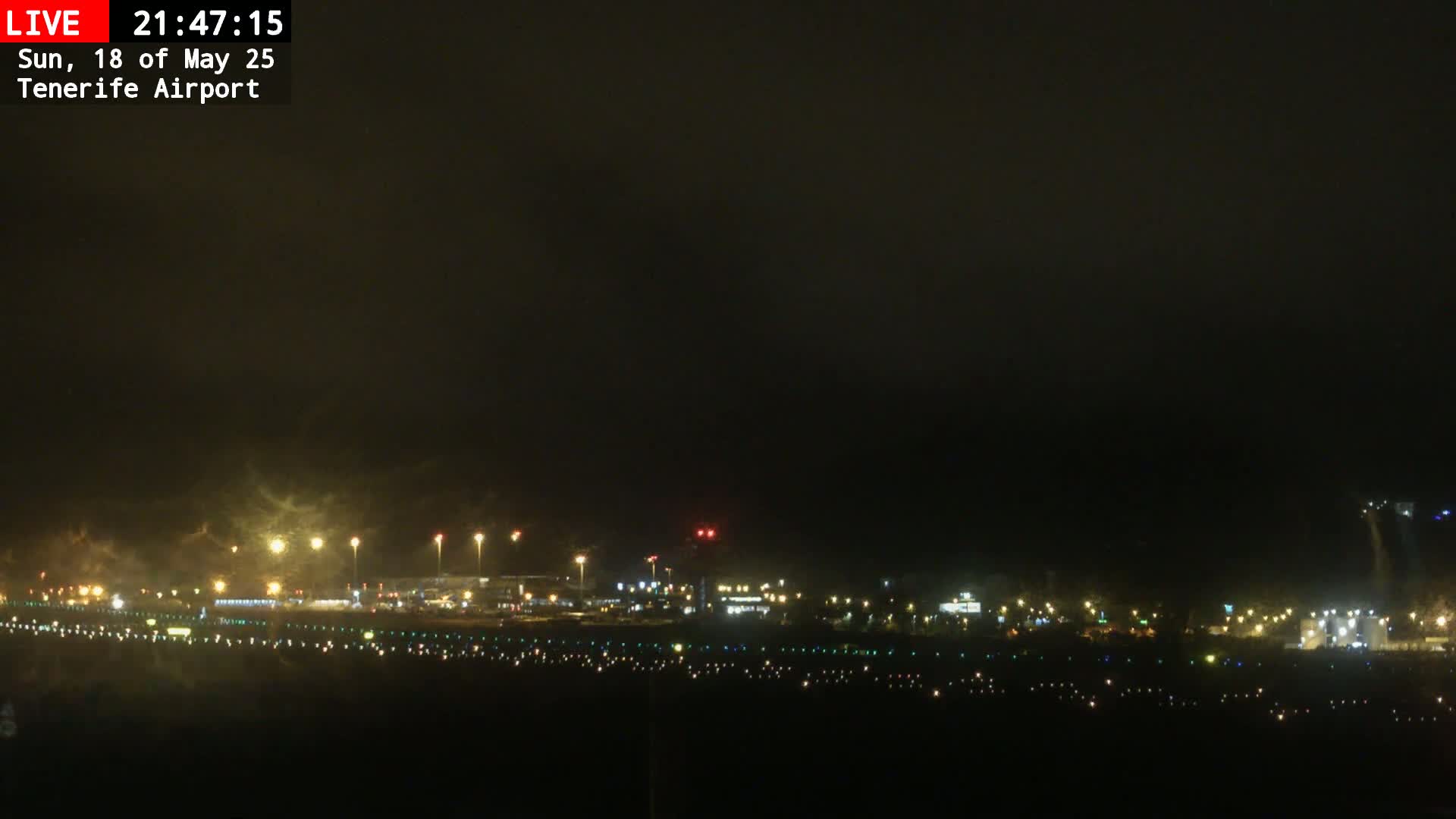 (Los Rodeos)Tenerife North Airport Live Cam - Las Palmas, Spain