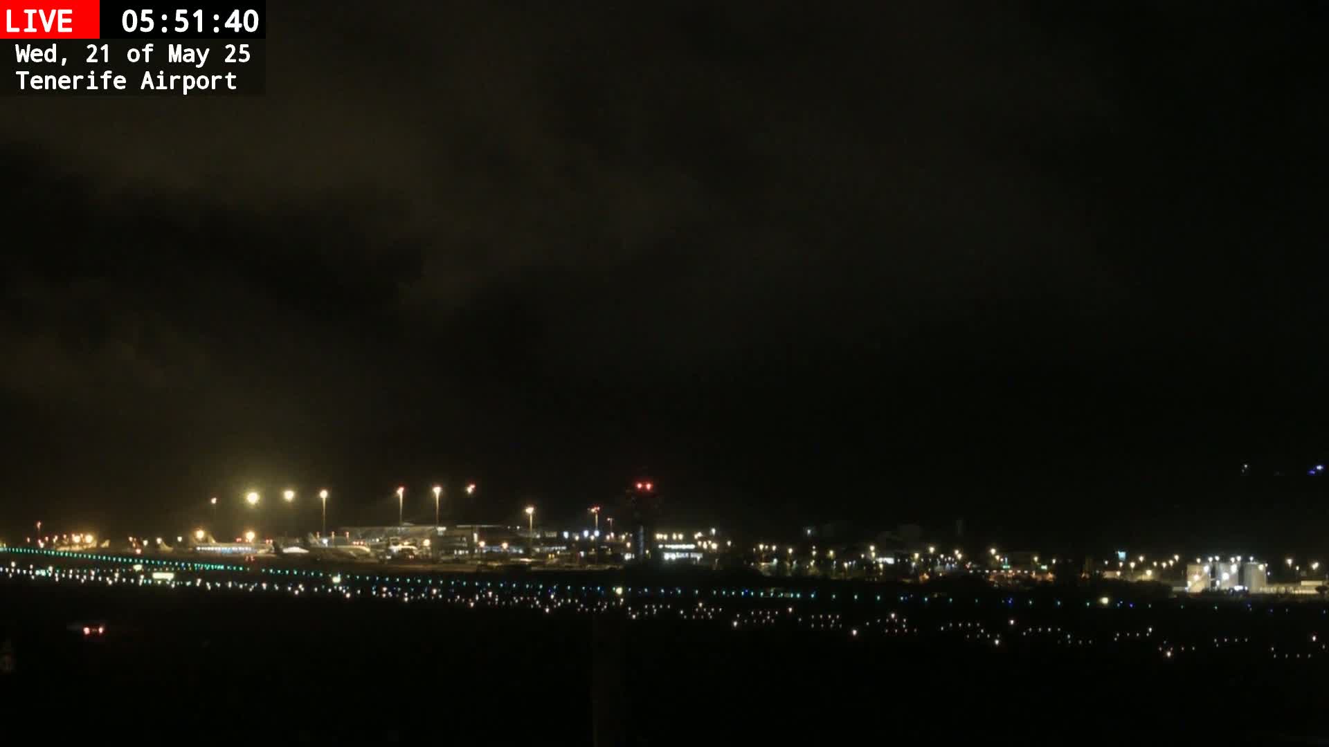 (Los Rodeos)Tenerife North Airport Live Cam - Las Palmas, Spain