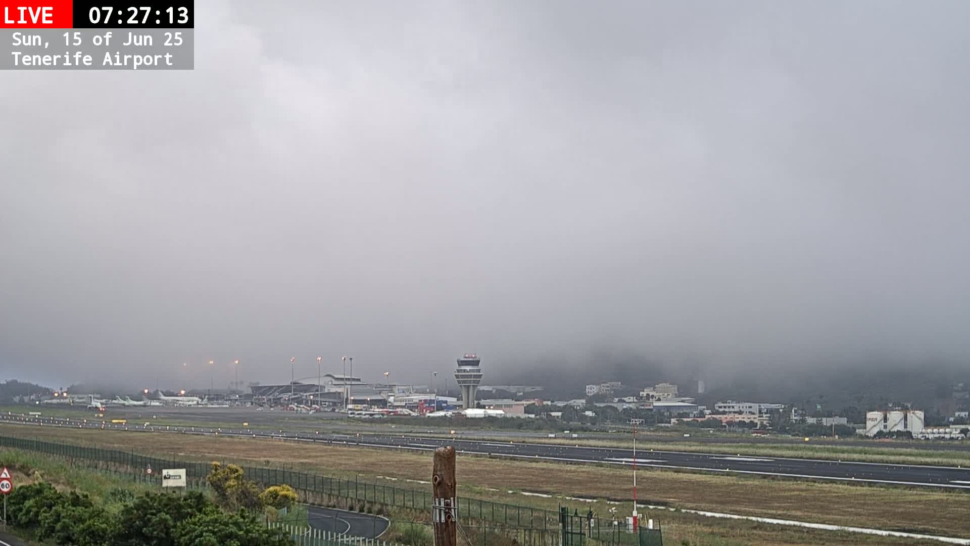 (Los Rodeos)Tenerife North Airport Live Cam - Las Palmas, Spain