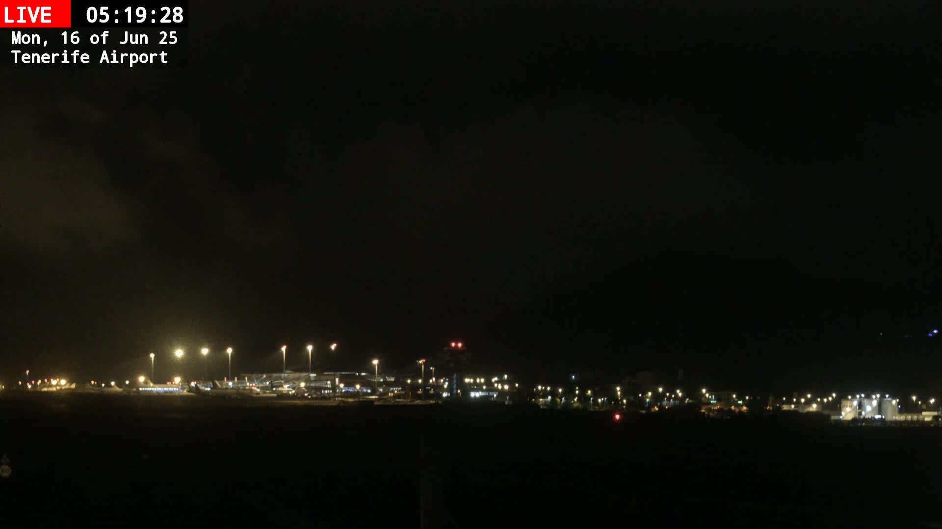 (Los Rodeos)Tenerife North Airport Live Cam - Las Palmas, Spain