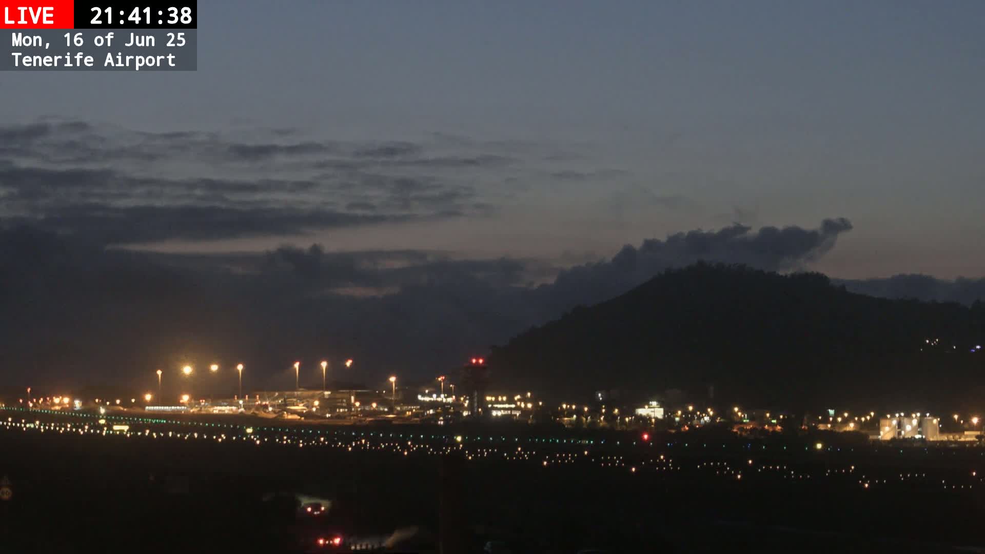 (Los Rodeos)Tenerife North Airport Live Cam - Las Palmas, Spain