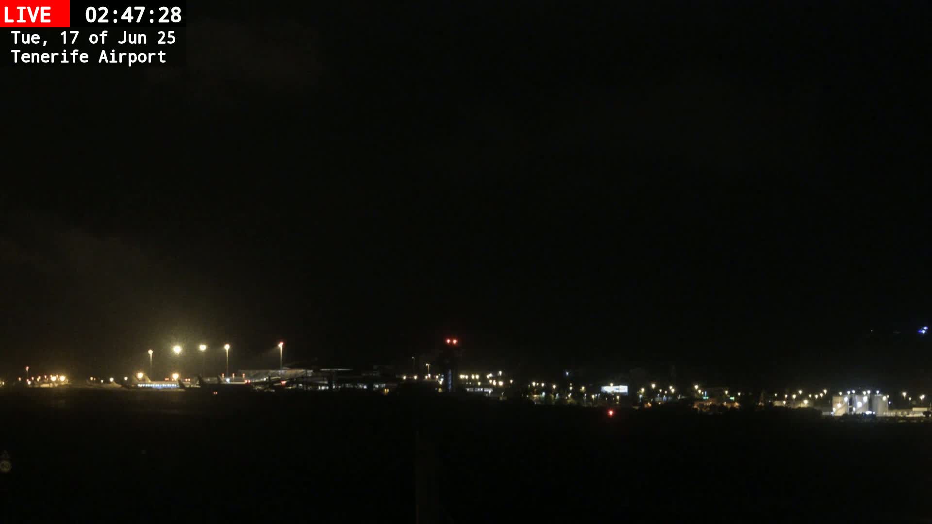 (Los Rodeos)Tenerife North Airport Live Cam - Las Palmas, Spain