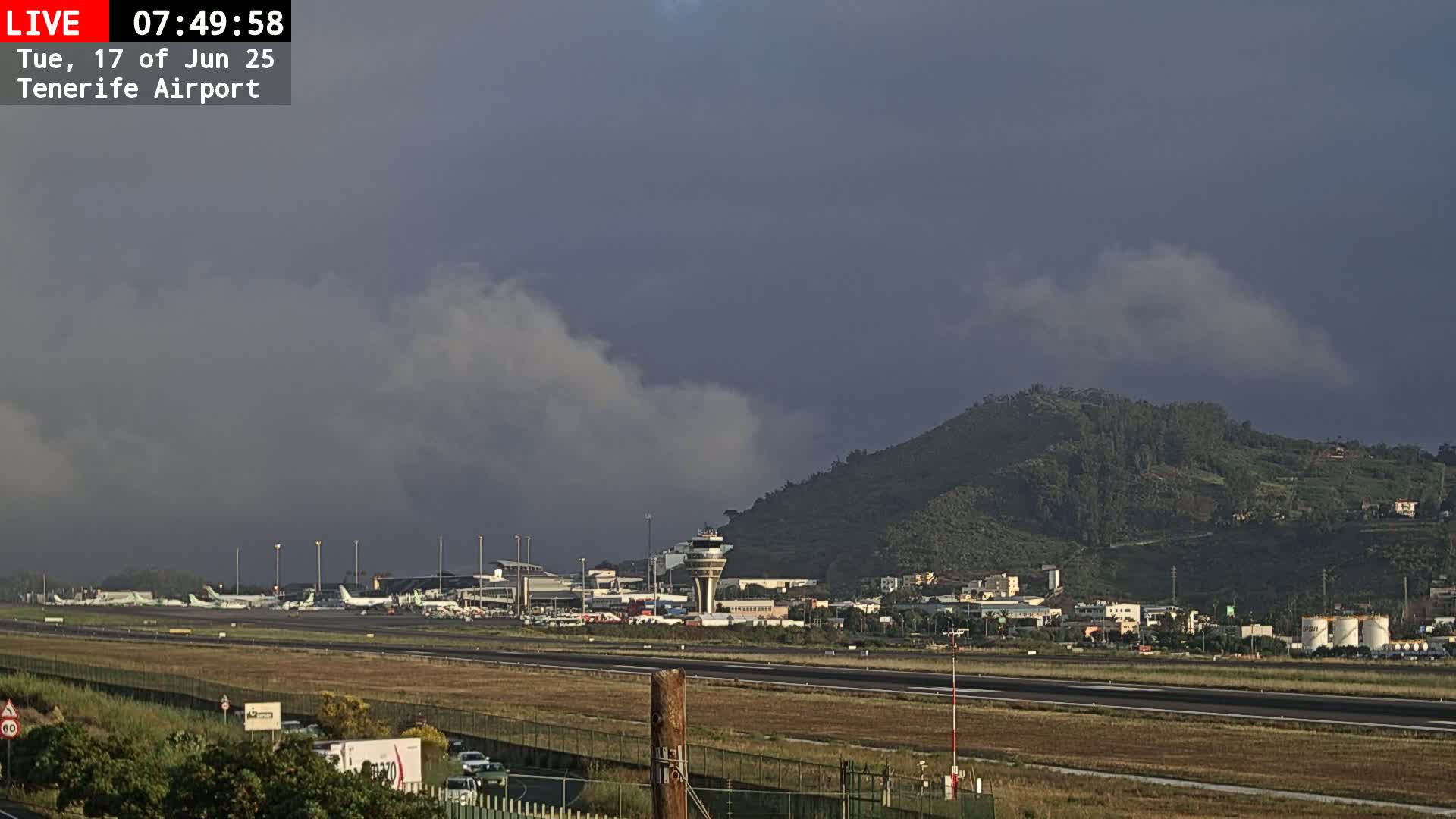 (Los Rodeos)Tenerife North Airport Live Cam - Las Palmas, Spain