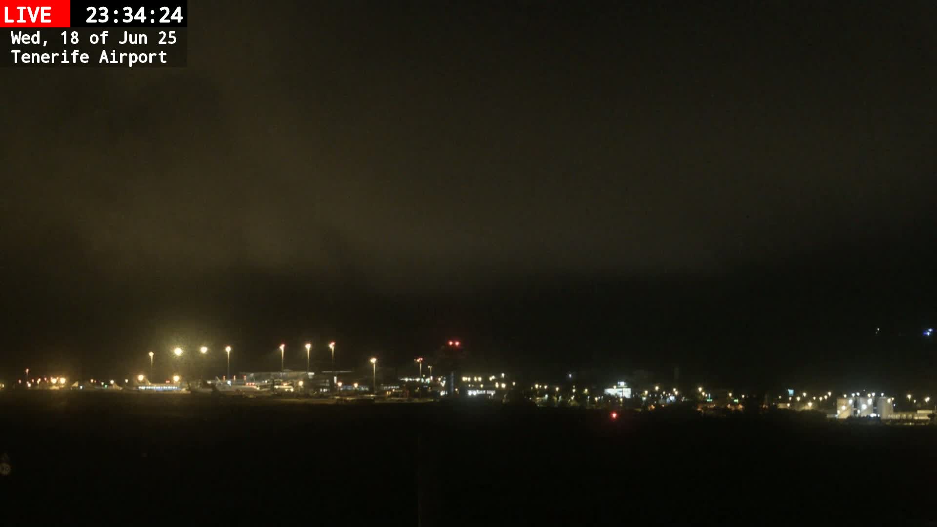 (Los Rodeos)Tenerife North Airport Live Cam - Las Palmas, Spain