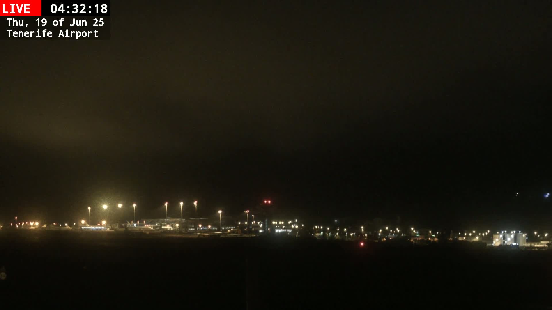 (Los Rodeos)Tenerife North Airport Live Cam - Las Palmas, Spain