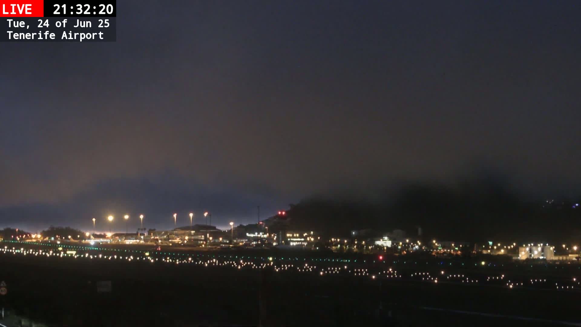 (Los Rodeos)Tenerife North Airport Live Cam - Las Palmas, Spain