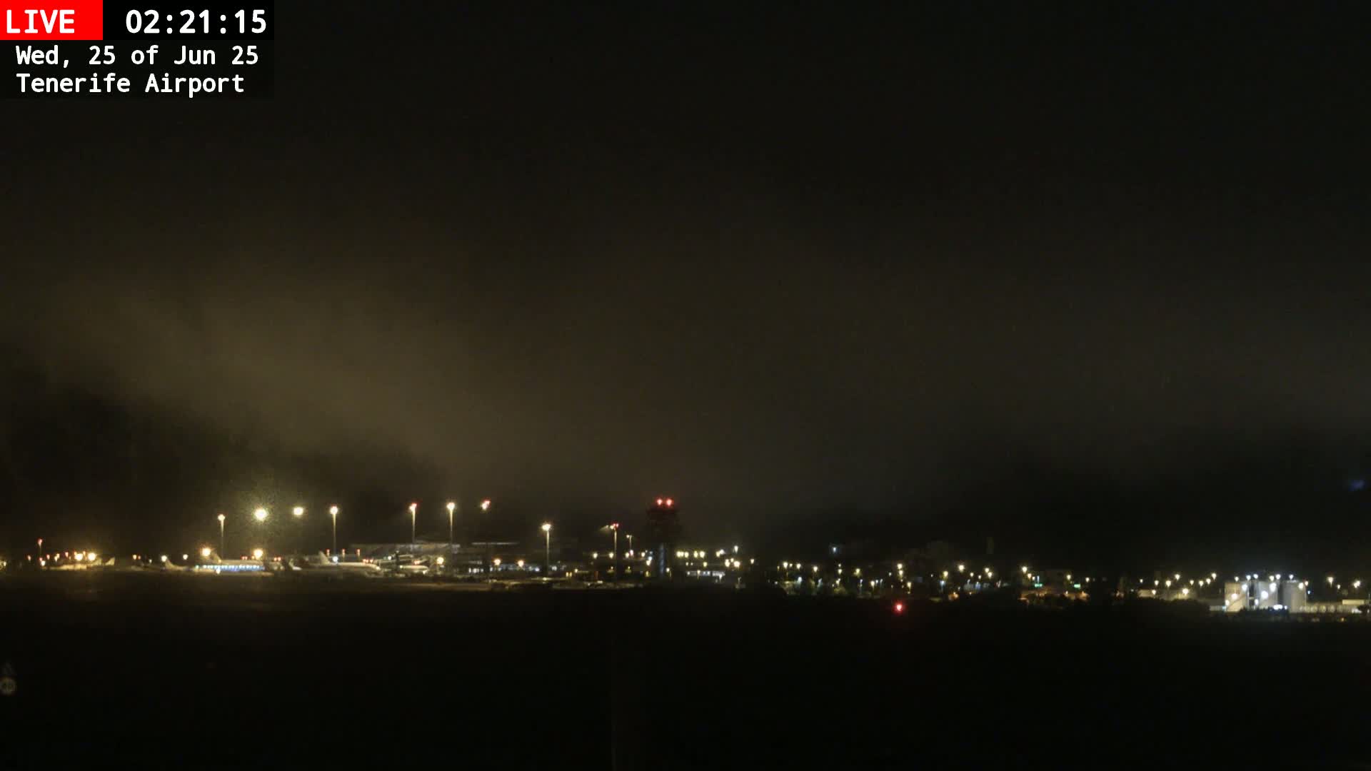 (Los Rodeos)Tenerife North Airport Live Cam - Las Palmas, Spain