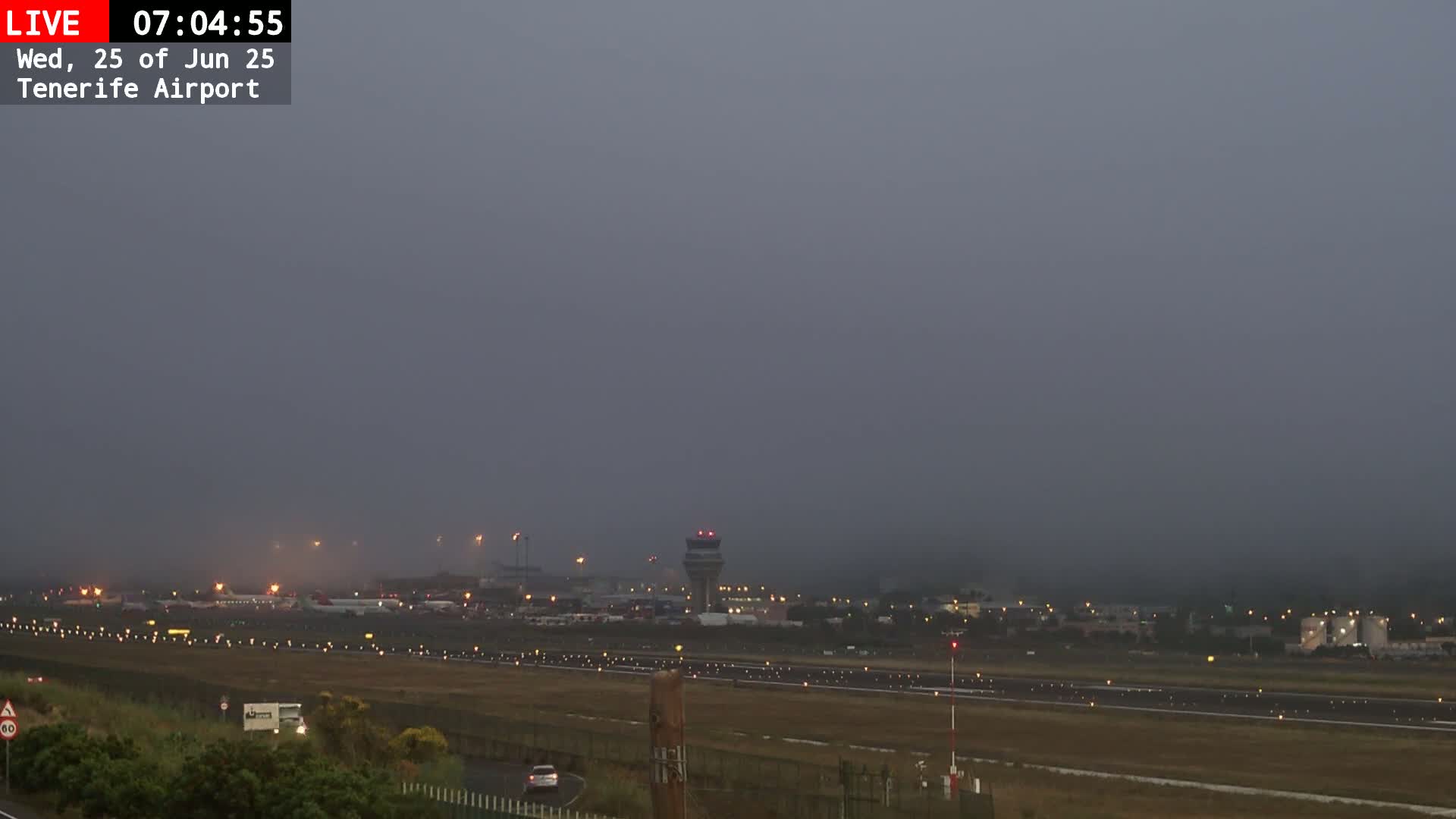 (Los Rodeos)Tenerife North Airport Live Cam - Las Palmas, Spain