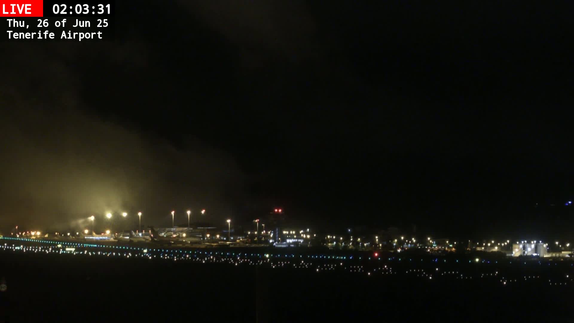 (Los Rodeos)Tenerife North Airport Live Cam - Las Palmas, Spain