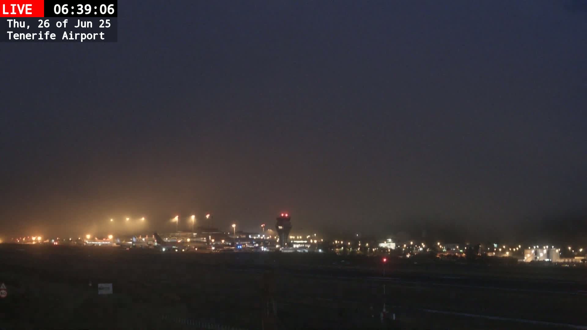 (Los Rodeos)Tenerife North Airport Live Cam - Las Palmas, Spain