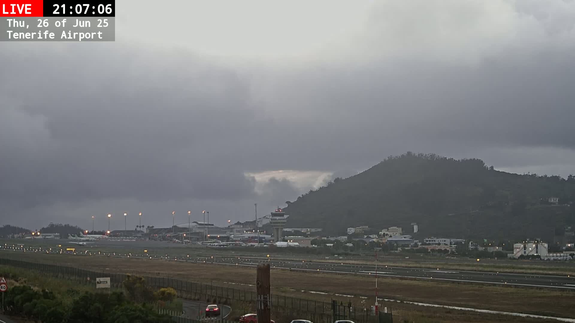 (Los Rodeos)Tenerife North Airport Live Cam - Las Palmas, Spain
