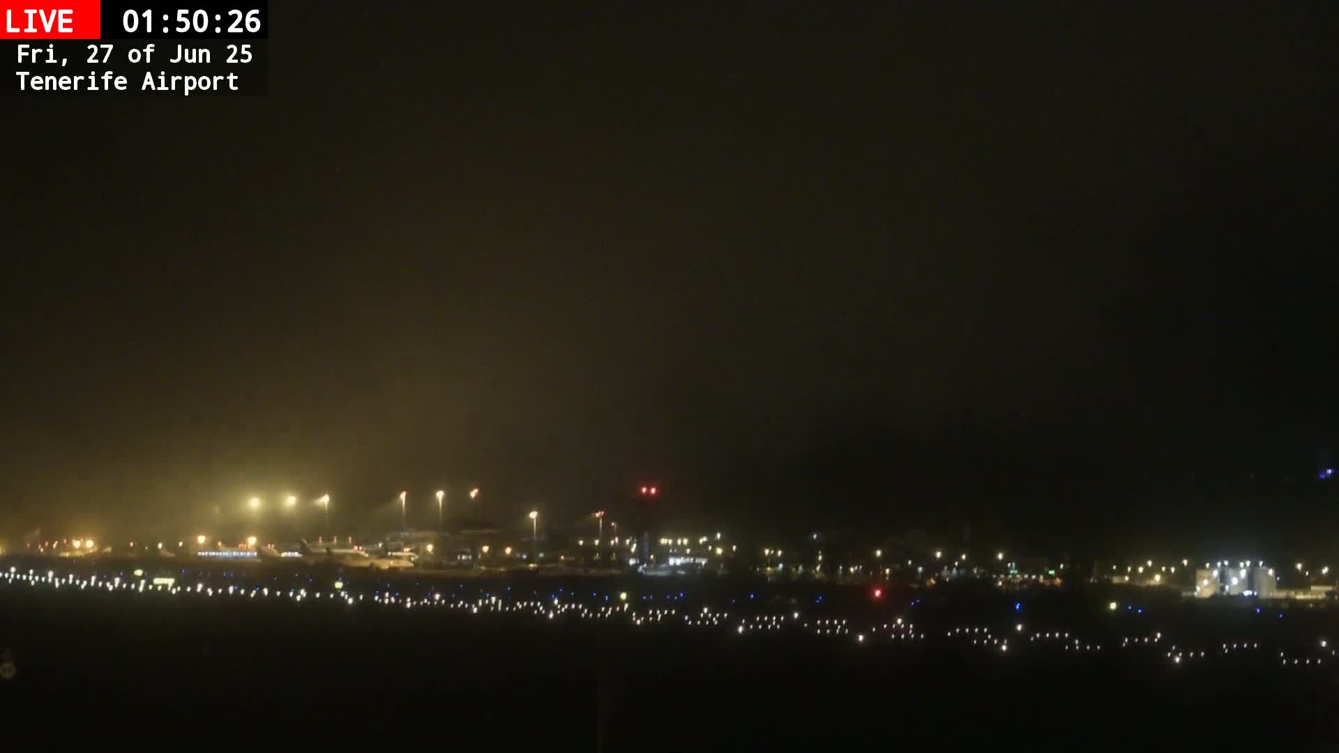 (Los Rodeos)Tenerife North Airport Live Cam - Las Palmas, Spain