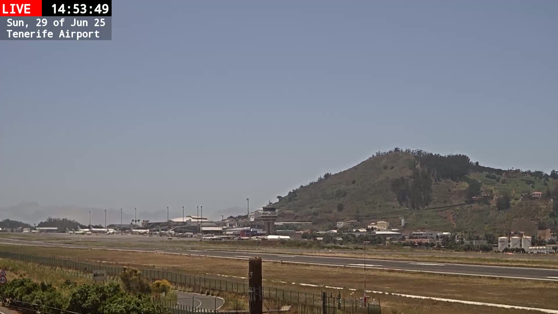 (Los Rodeos)Tenerife North Airport Live Cam - Las Palmas, Spain