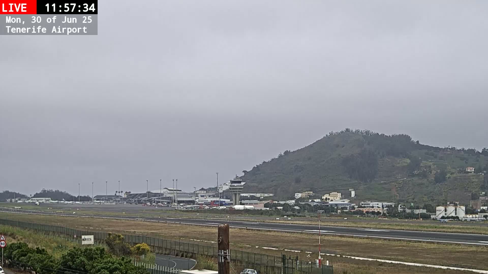 (Los Rodeos)Tenerife North Airport Live Cam - Las Palmas, Spain