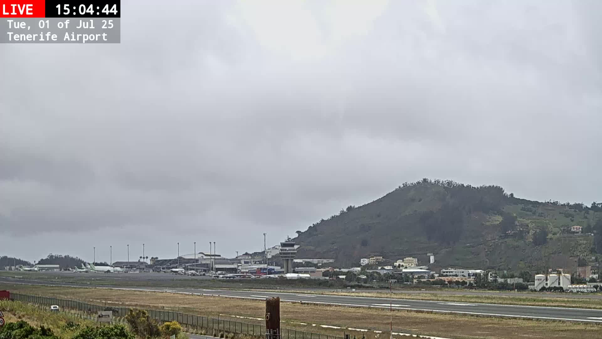 (Los Rodeos)Tenerife North Airport Live Cam - Las Palmas, Spain