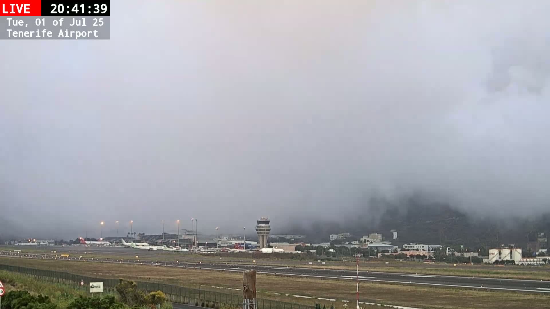 (Los Rodeos)Tenerife North Airport Live Cam - Las Palmas, Spain