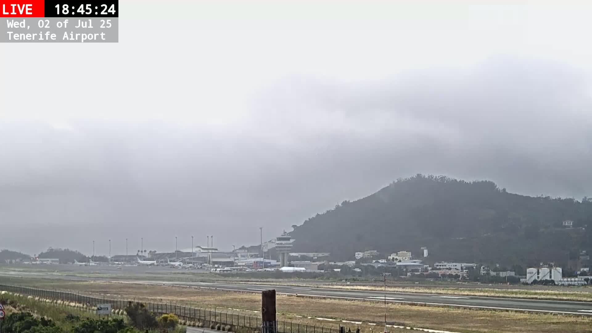 (Los Rodeos)Tenerife North Airport Live Cam - Las Palmas, Spain