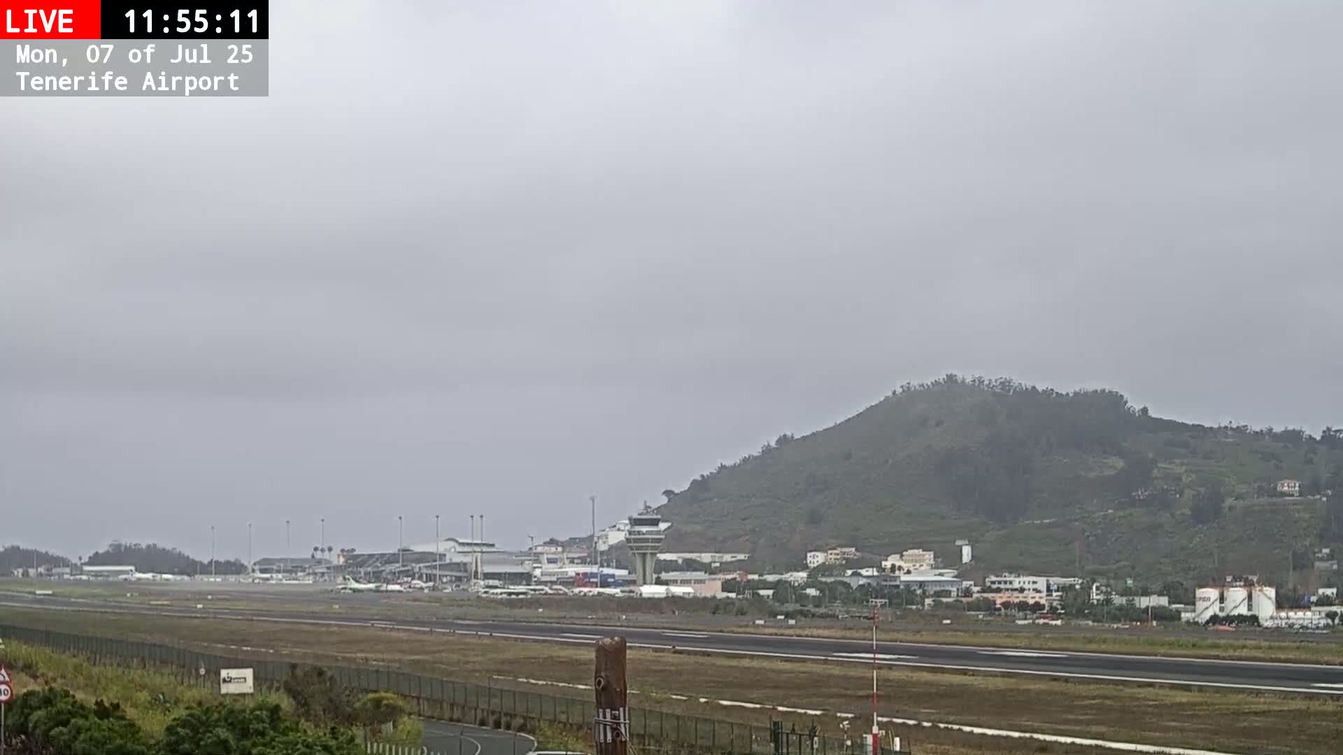 (Los Rodeos)Tenerife North Airport Live Cam - Las Palmas, Spain