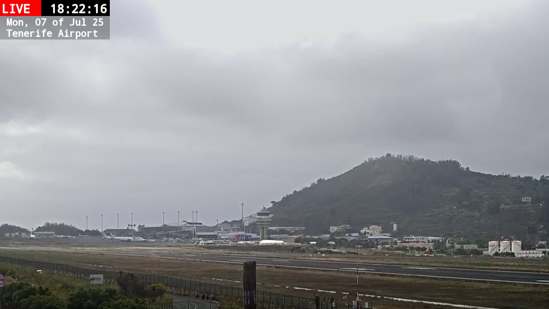 (Los Rodeos)Tenerife North Airport Live Cam - Las Palmas, Spain