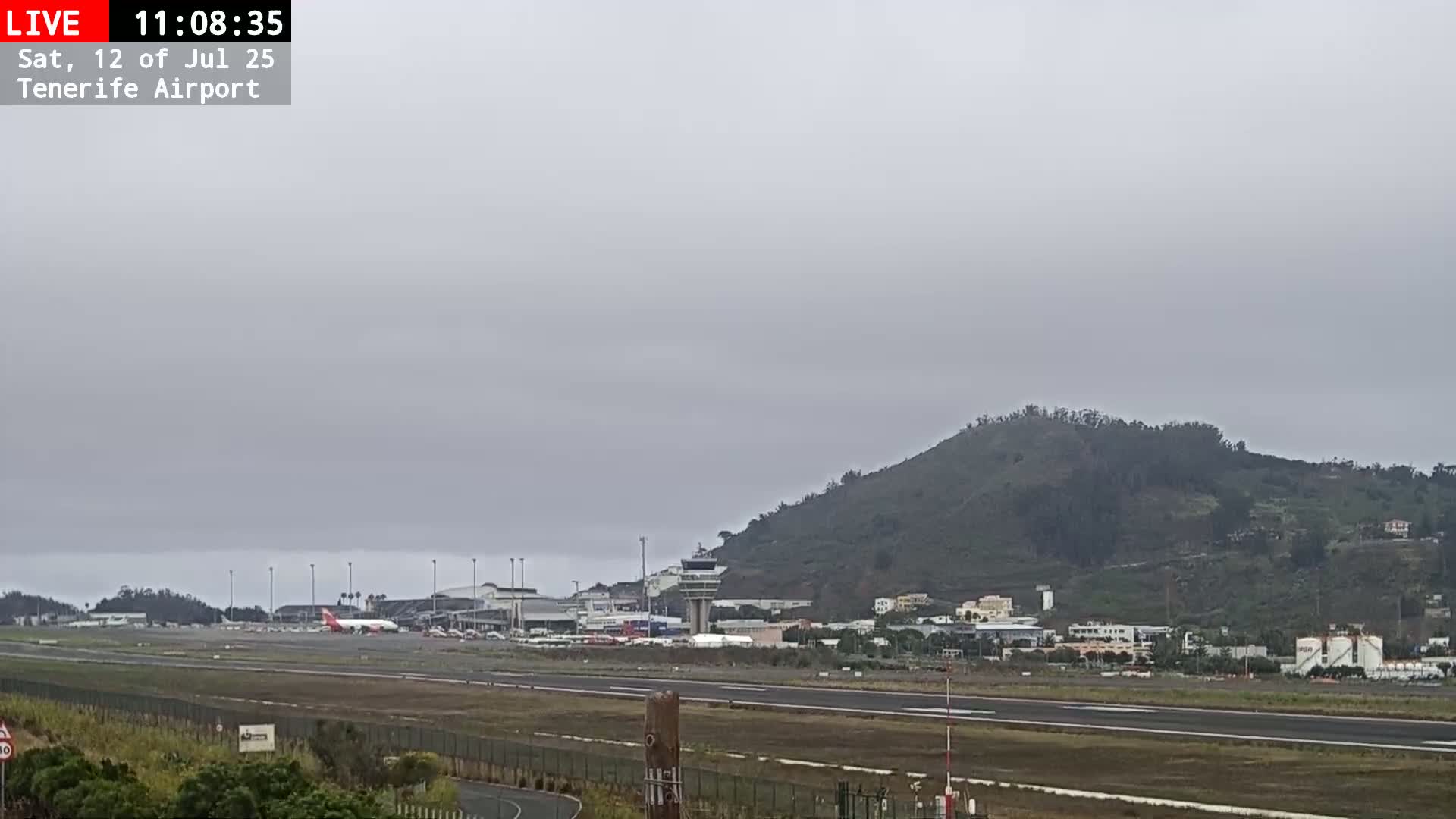 (Los Rodeos)Tenerife North Airport Live Cam - Las Palmas, Spain