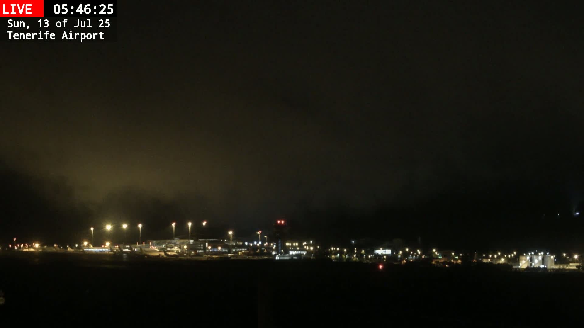 (Los Rodeos)Tenerife North Airport Live Cam - Las Palmas, Spain