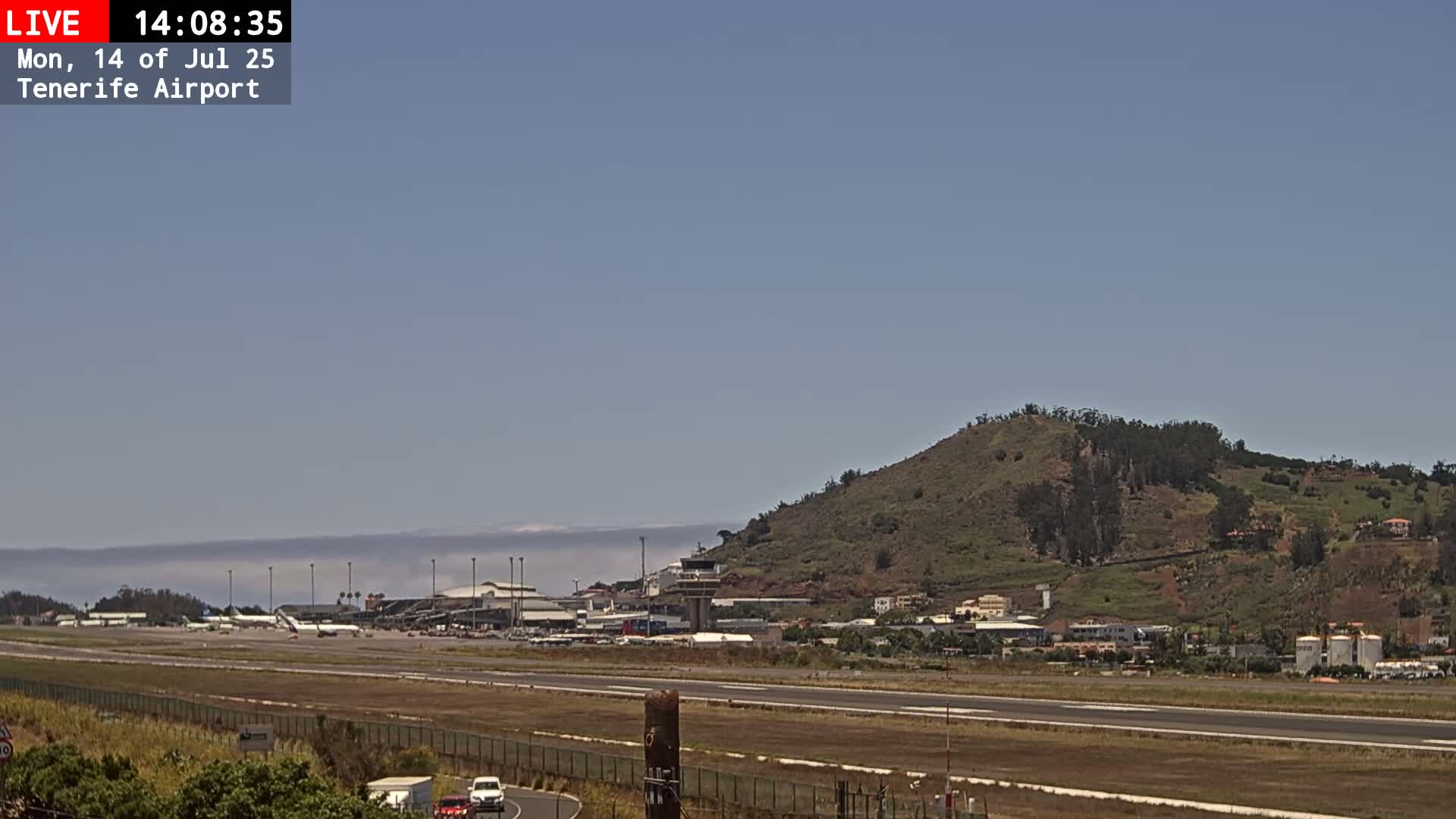 (Los Rodeos)Tenerife North Airport Live Cam - Las Palmas, Spain