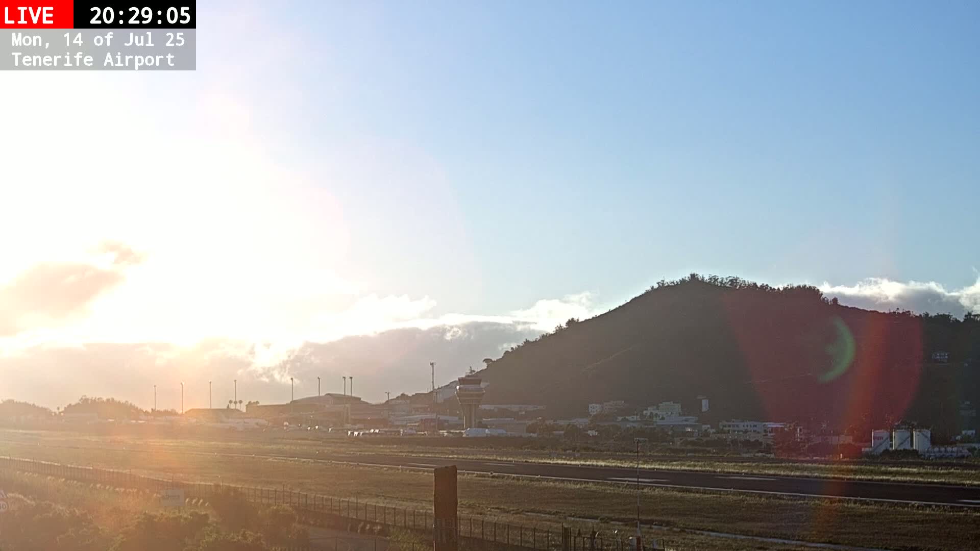 (Los Rodeos)Tenerife North Airport Live Cam - Las Palmas, Spain