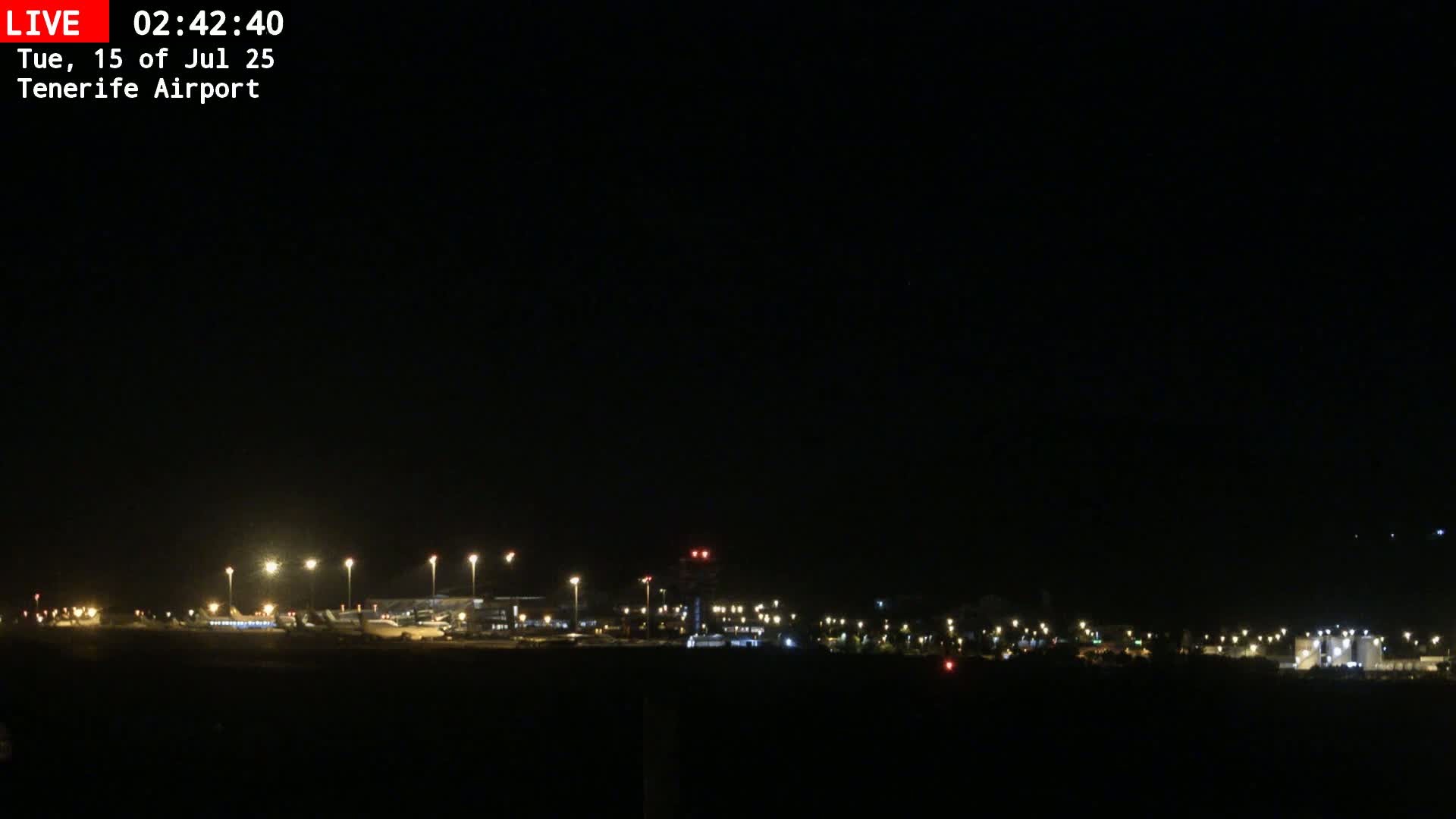 (Los Rodeos)Tenerife North Airport Live Cam - Las Palmas, Spain